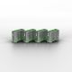 2. Lindy 40451 Port Blocker Port Blocker + USB Type-A Dongle Green Acrylonitrile Butadiene Styrene (ABS) 5 pcs.