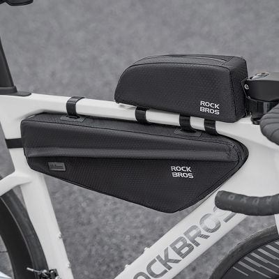 8. Rockbros Bike Bag for Frame Under Top Tube 2.9l - Black