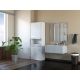 3. NEL BATHROOM COLUMN WHITE HALF 1 DOOR BASKET KR SET