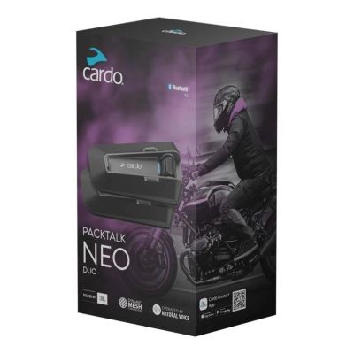 7. CARDO PACKTALK NEO DUO Two-helmet intercoms