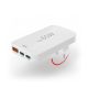 9. Hama GaN Charger 65W 2x USB-C 1x USB-A Foldable - White