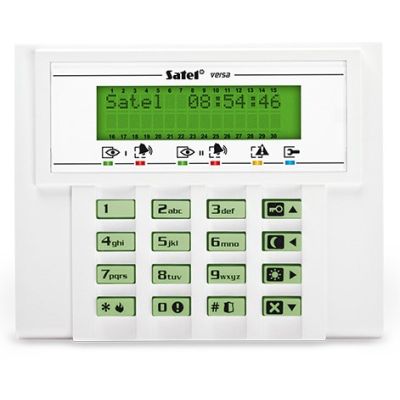 Satel VERSA-LCD-GR LCD keypad (white)