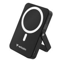 Verbatim Charge 'n' Go Magnetic Wireless Lithium Polymer (LiPo) 10000 mAh Wireless Charging Black