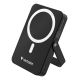 Verbatim Charge 'n' Go Magnetic Wireless Lithium Polymer (LiPo) 10000 mAh Wireless Charging Black