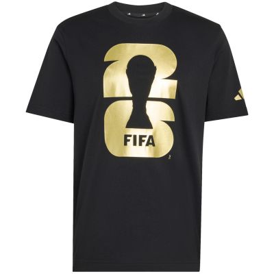 2. adidas FIFA World Cup 26 Official Emblem Men's T-Shirt Black KB3704