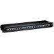2. Patchpanel Equip CAT6 24 ports black 19" (1HE)