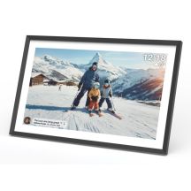 Denver PFF-1081 photo frame with FRAMEO with backlight, black
