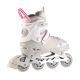 3. NH18188A 2-in-1 GREY-PINK SIZE M (34–38) INLINE SKATES WITH REPLACEABLE HOCKEY BLADE