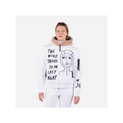 Rossignol W Yety Fleecy Bomber Jacket Jkt White