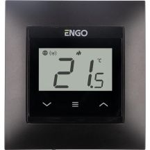 ENGO Controls E55-B - Internet, flush-mounted temperature controller for 55x55 frame, Wi-Fi