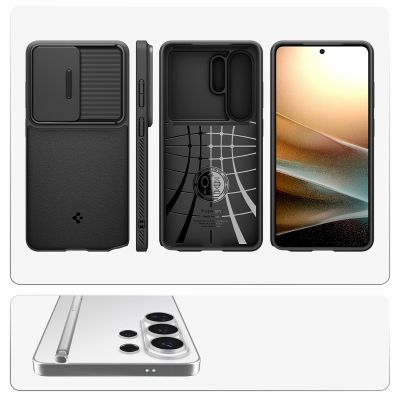 11. Spigen Optik Armor Case for Samsung Galaxy S26 Ultra - Black