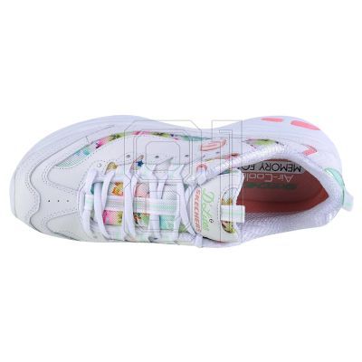 3. Skechers D'Lites-Blooming Fields 149794-WMLT White 36