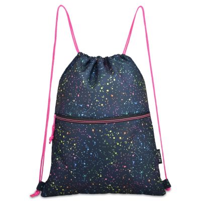PREMIUM SCHOOL DRAWSTRING BACKPACK WITH PRINT SEMI LINE