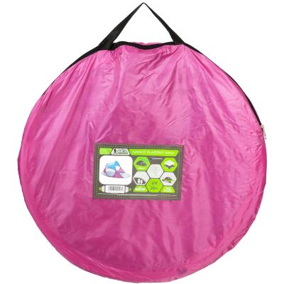 24. SELF-EXPLODING BEACH SCREEN TENT BLUE AND PINK