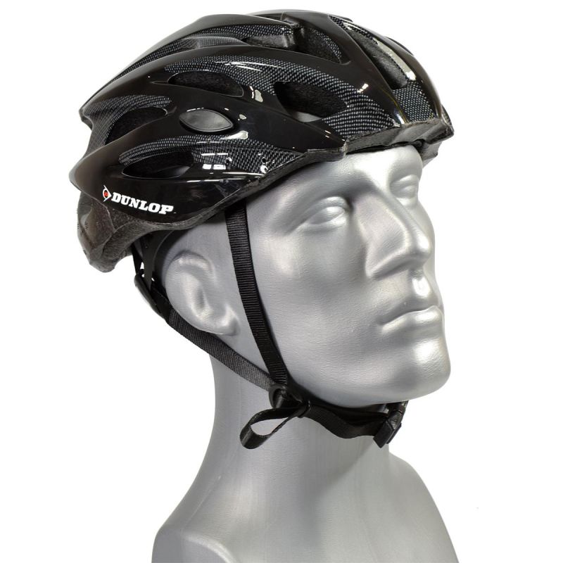 25. DUNLOP MTB BLACK ADJUSTABLE CYCLING HELMET R. L (58-61CM)