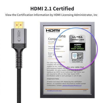 9. Tech-Protect UltraBoost HDMI 2.1 4K 120HZ / 8K 60HZ cable 300 cm - black