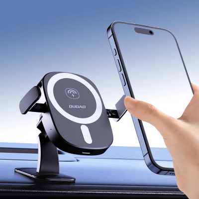 8. Dudao FW11 Car Phone Holder with 15W Inductive Charger for Air Vent/Cockpit - Black