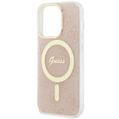 6. Guess GUHMP14LH4STP iPhone 14 Pro 6.1" pink/pink hardcase 4G MagSafe
