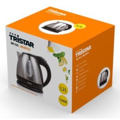 9. Tristar WK-1323 Electric Kettle 1.2 L 1500 W Stainless Steel