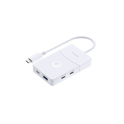 6. D-Link DUP-501 USB 3.2 Gen 1 (3.1 Gen 1) Type-C Hubs and Concentrators 5000 Mbit/s White