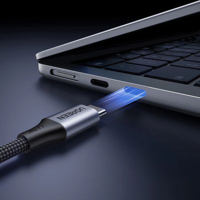 4. Ugreen 2in1 USB-C Cable - 2xUSB-C PD 140W 2m - Black