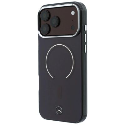 2. Mercedes Double Layer Iconic Logo MagSafe case for iPhone 18 Pro Max / 17 Pro Max - burgundy