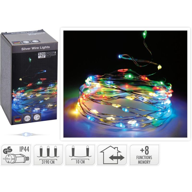 15. WIRE LAMPS GARLAND 320 LED MULTICOLOR