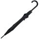 3. Long semi-automatic umbrella with curved handle, black, SEMI LINE