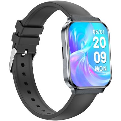 9. Smartwatch Gravity Black Strap + Bracelet GT44-5