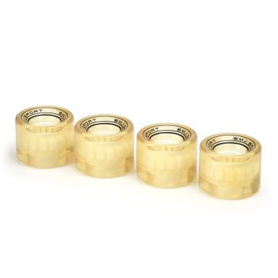 5. Index Card Rings 60 x 45 mm Semi-Transparent White