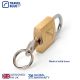 4. TRAVEL BLUE LUGGAGE PADLOCK WITH KEY, SET OF 2