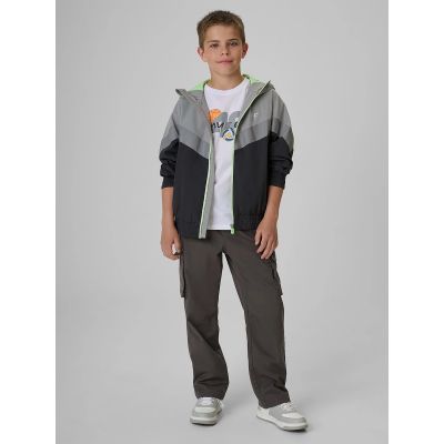 4. Boys' regular-fit printed T-shirt 4F 4FJRAW26TTSHM4346-10S