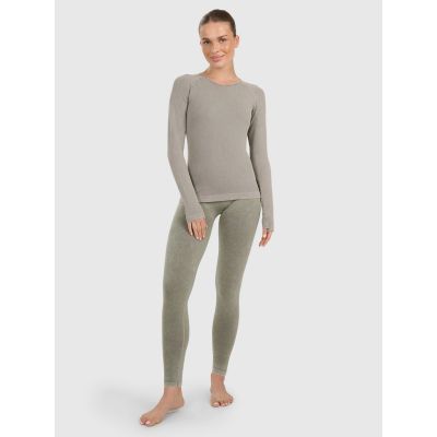 4. Women's quick-drying slim longsleeve for yoga and pilates 4F 4FWAW25TFLOF429-41A