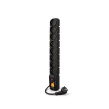 Acar S8 Power Strip (3 m; Black)
