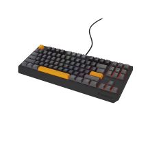 GENESIS Thor 230 TKL Gaming Keyboard USB + RF Wireless + Bluetooth QWERTY Black, Gray, Orange