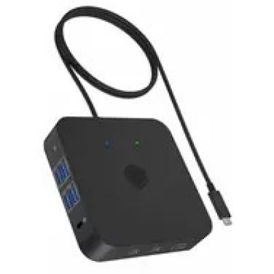 2. IcyBox USB-C Docking Station -> USB3.2/HDMI/3.5/LAN