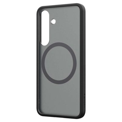 3. Spigen Capella GP-FPS931PGBJW Silicone Case with MagFit Magnetic Ring for Samsung Galaxy S25 - Black