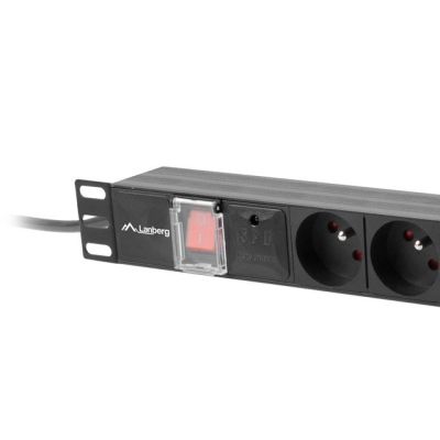 3. Lanberg PDU-07E-0200-BK power strip (16 A; 2 m; black)