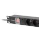3. Lanberg PDU-07E-0200-BK power strip (16 A; 2 m; black)