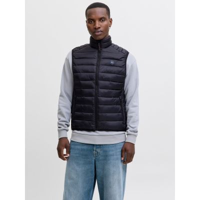 Jack&Jones men's vest JJEBRADLEY LIGHT BODYWARMER COLLAR NOO 12280973 BLACK