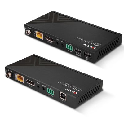 2. LINDY 150m Cat.6 DisplayPort and USB KVM HDBaseT extender with IR/RS232