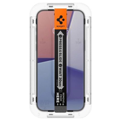 3. Spigen Glas.tR EZ Fit Tempered Glass for iPhone 15 Plus / 16 Plus - 2 pcs.