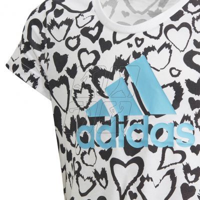 3. Adidas Must Haves Graphic Tee Jr GE0937