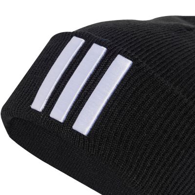 3. Adidas 3-Stripes Beanie Black JM3064