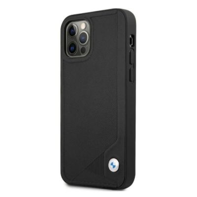 2. BMW Leather Deboss Case for iPhone 12 Pro Max - Black