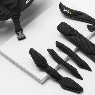 4. Rockbros Bike Helmet with Visor, Detachable UV Goggles, Unisex, Glossy - White