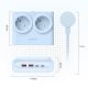 4. Orico PDC25 25W 6in1 Power Strip 2x AC + 2x USB-A + 2x USB-C - Blue