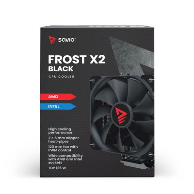 13. SAVIO CPU COOLER FROST BLACK X2
