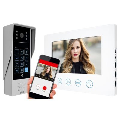 3. EURA VDP-90A3 DELTA VIDEO DOORPHONE + black TUYA monitor