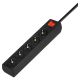 2. SAVIO SCHUKO POWER STRIP 5 SOCKETS, 5 METERS LZ-15
